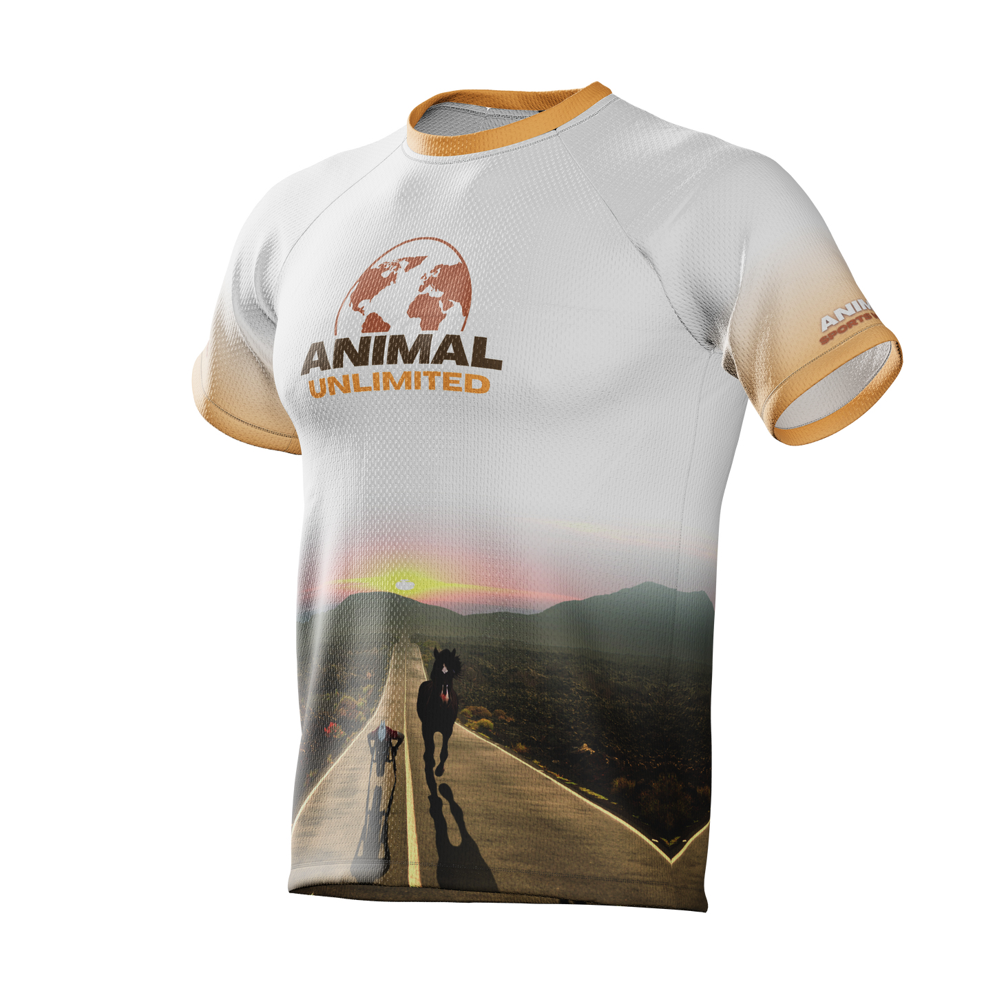 Camiseta técnica manga corta unisex - HORSE