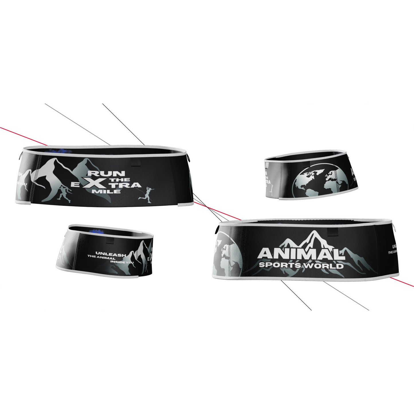 Reversible technical running/trail belt - ALPINE ADRENALINE 