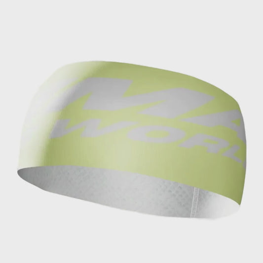 Reversible elastic headband - LEMON