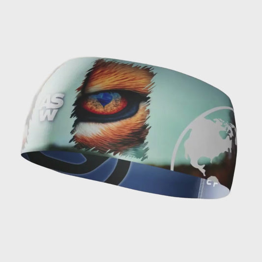 Reversible elastic headband - FOX